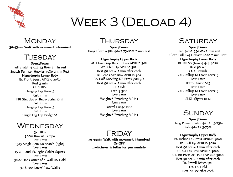 Week 3